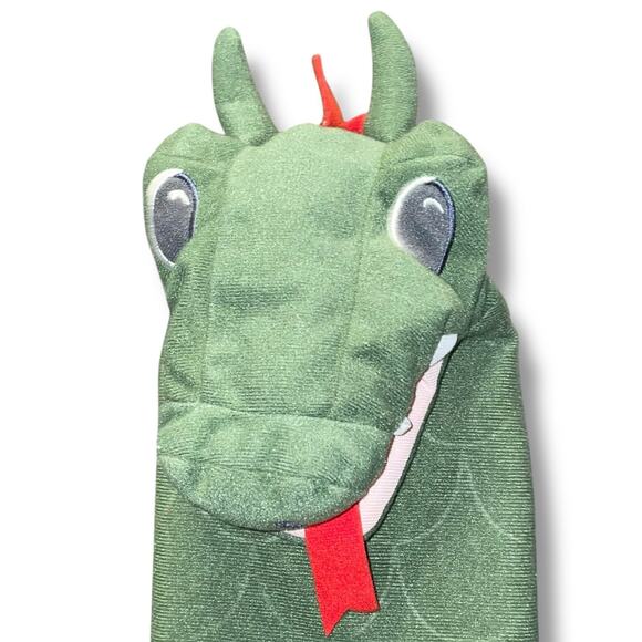 IKEA Fantasivarld Hand Puppet Dragon Plush Show Play Pretend Movable Mouth 10" - Picture 3 of 14